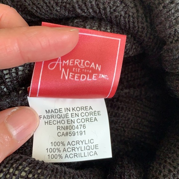 NWT AMERICAN NEEDLE California Republic Pompom Beanie unisex - Picture 3 of 3